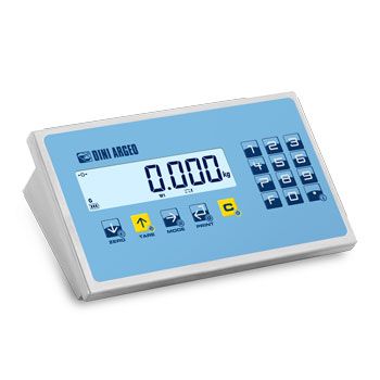 Vážní indikátor nerezový DINI ARGEO DFWLKI, 2 x RS232, IP-65, numerická klávesnice