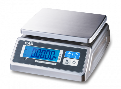 Voděodolná váha CAS SW2-CWS-30DR, IP-65, LCD