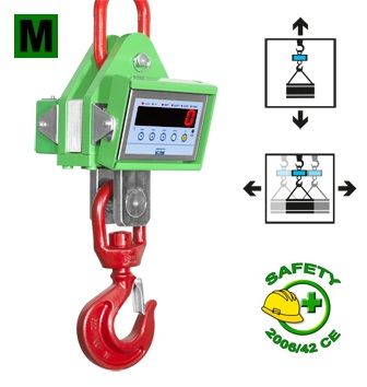 Jeřábová váha DINI ARGEO MCWHU15M do 15t, včetně ověření